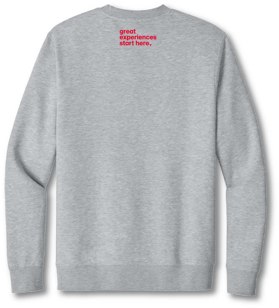 Cellular Sales - Athletic Grey Crewneck Sweatshirt - BACK (web image).webp